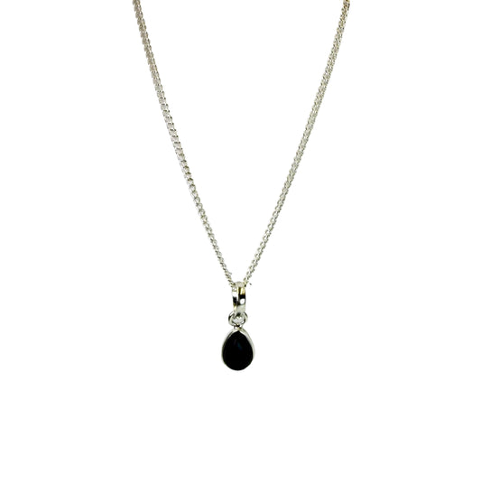 Black Tourmaline Pendant Necklace