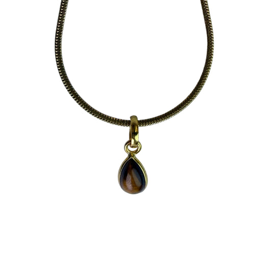 Tiger's Eye Pendant Necklace