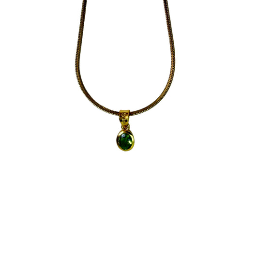 Peridot Pendant Necklace