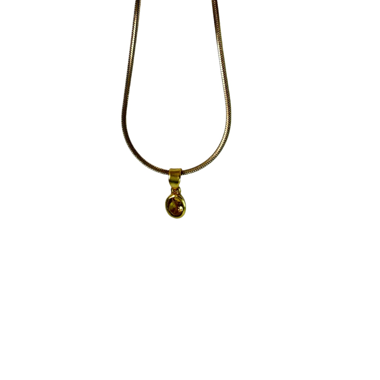 Citrine Pendant Necklace