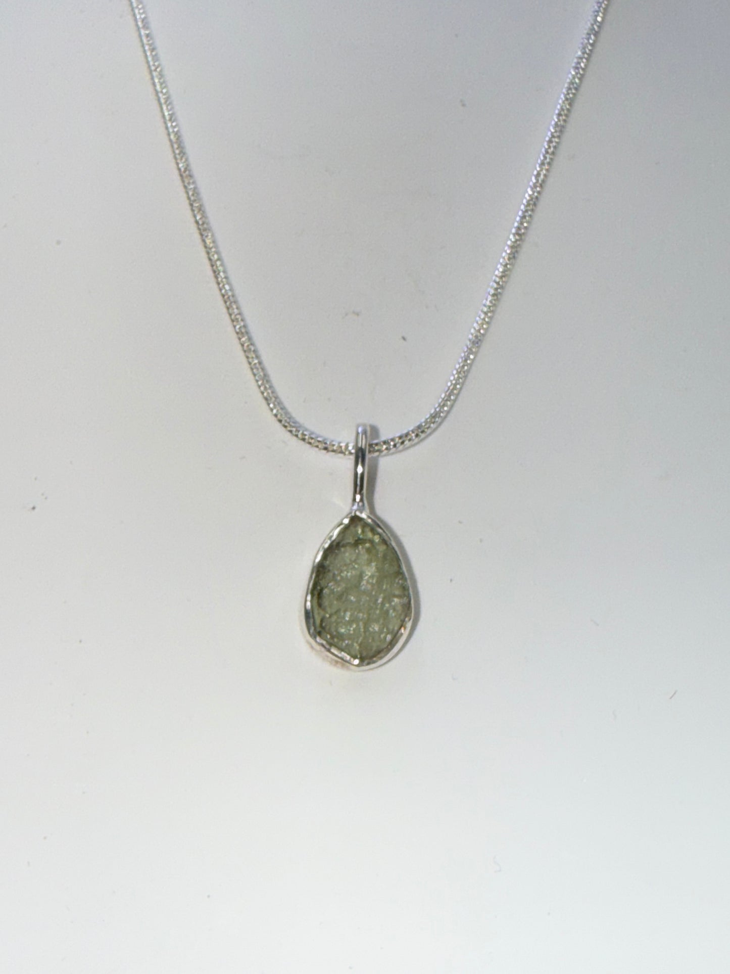 Moldavite Pendant Necklace