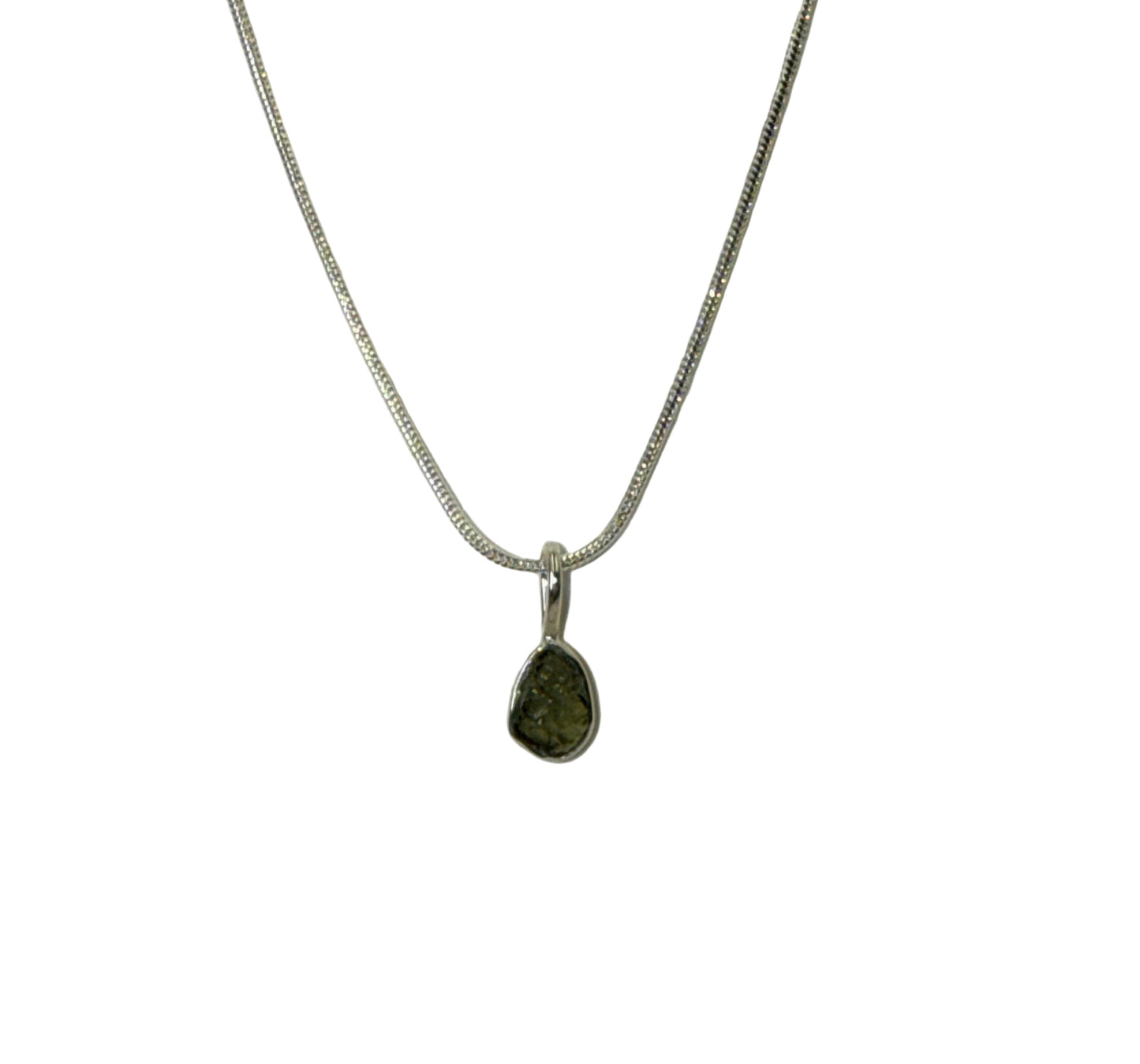 Moldavite Pendant Necklace