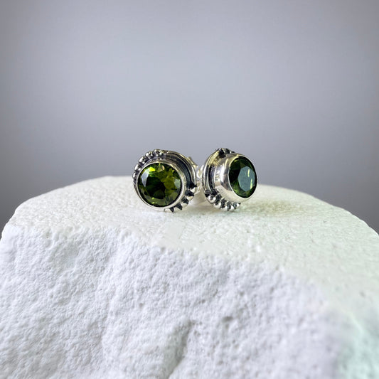 Abbie - Peridot Studs