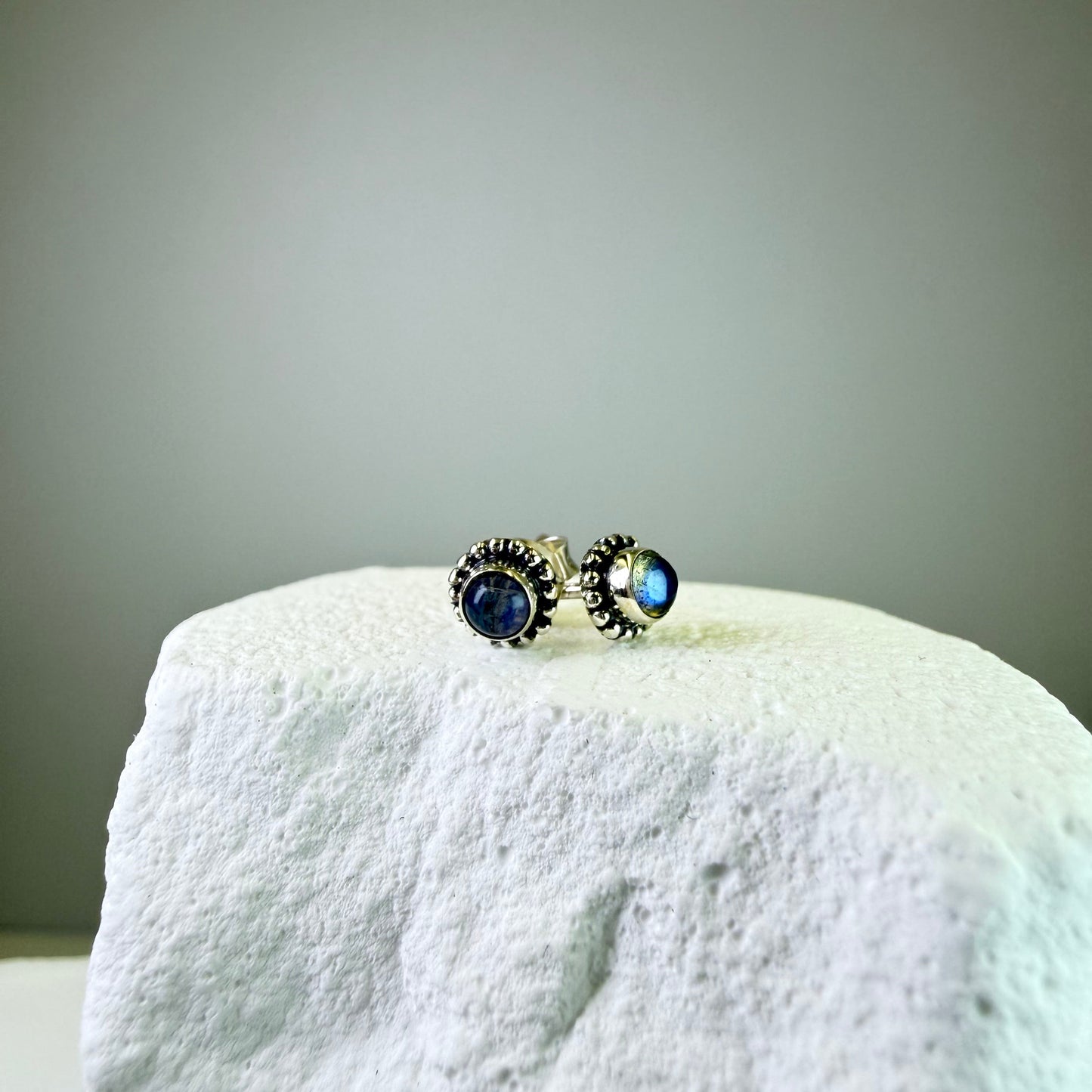 Holly - Labradorite Studs