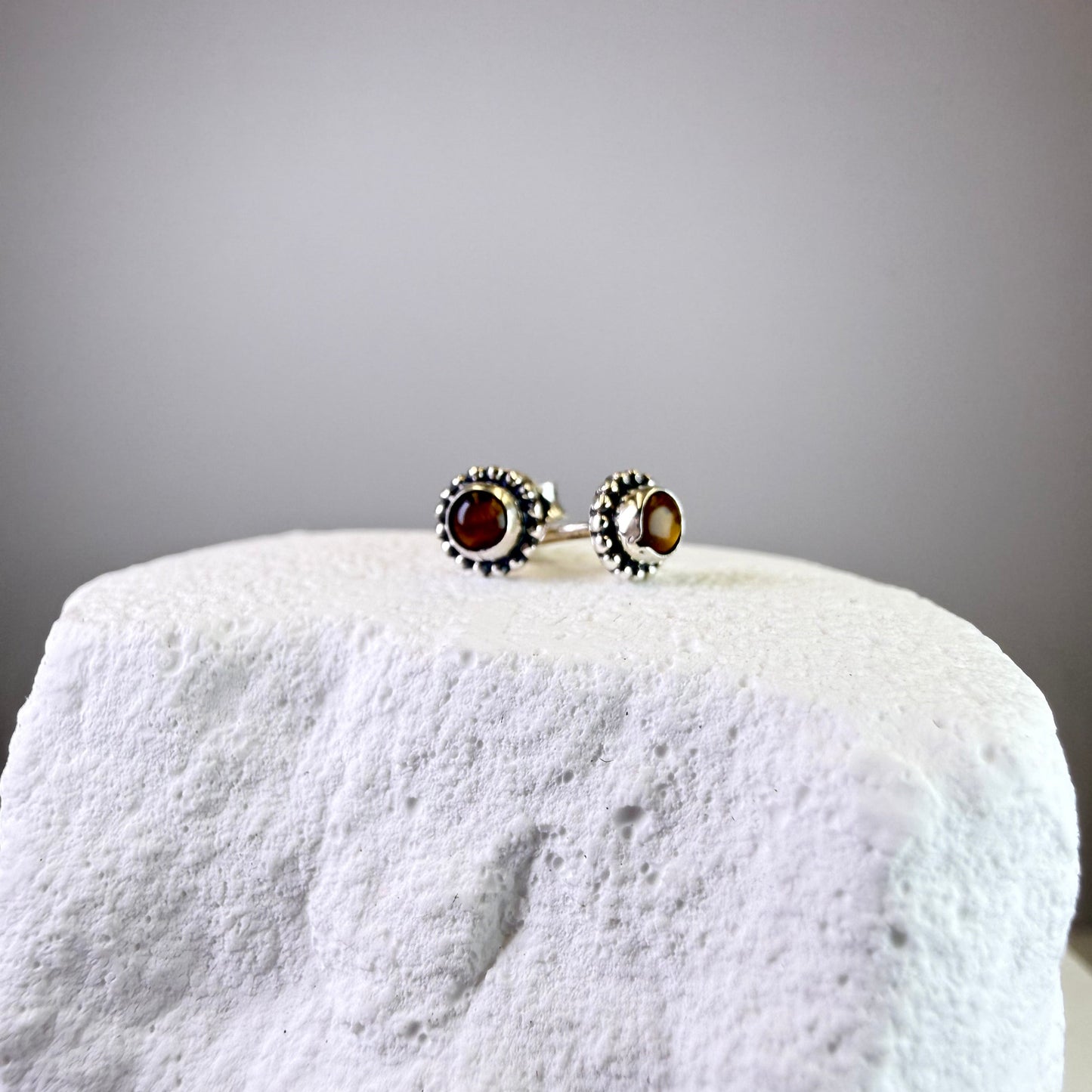 Holly - Carnelian Studs