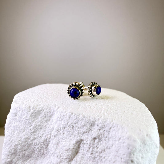 Holly - Lapis Lazuli Studs