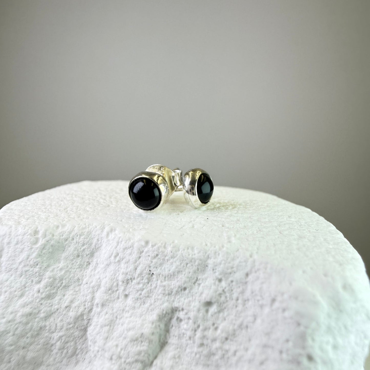 Jess - Black Tourmaline Studs