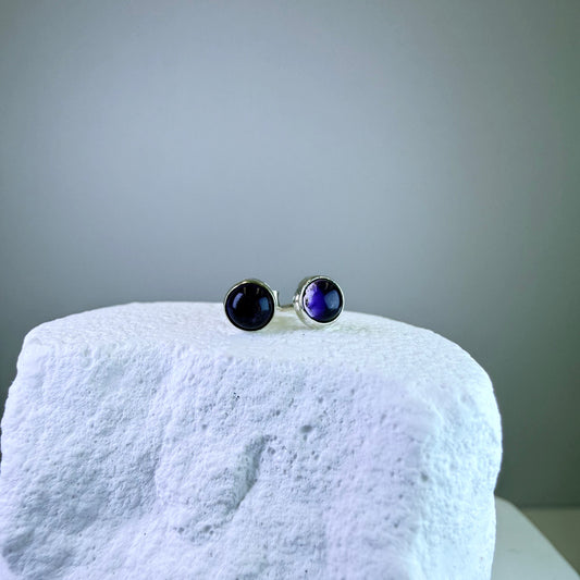 Jess - Amethyst Studs