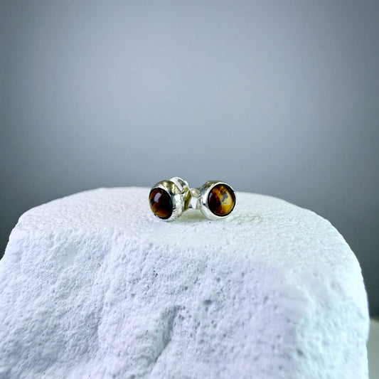 Jess - Tiger's Eye Studs