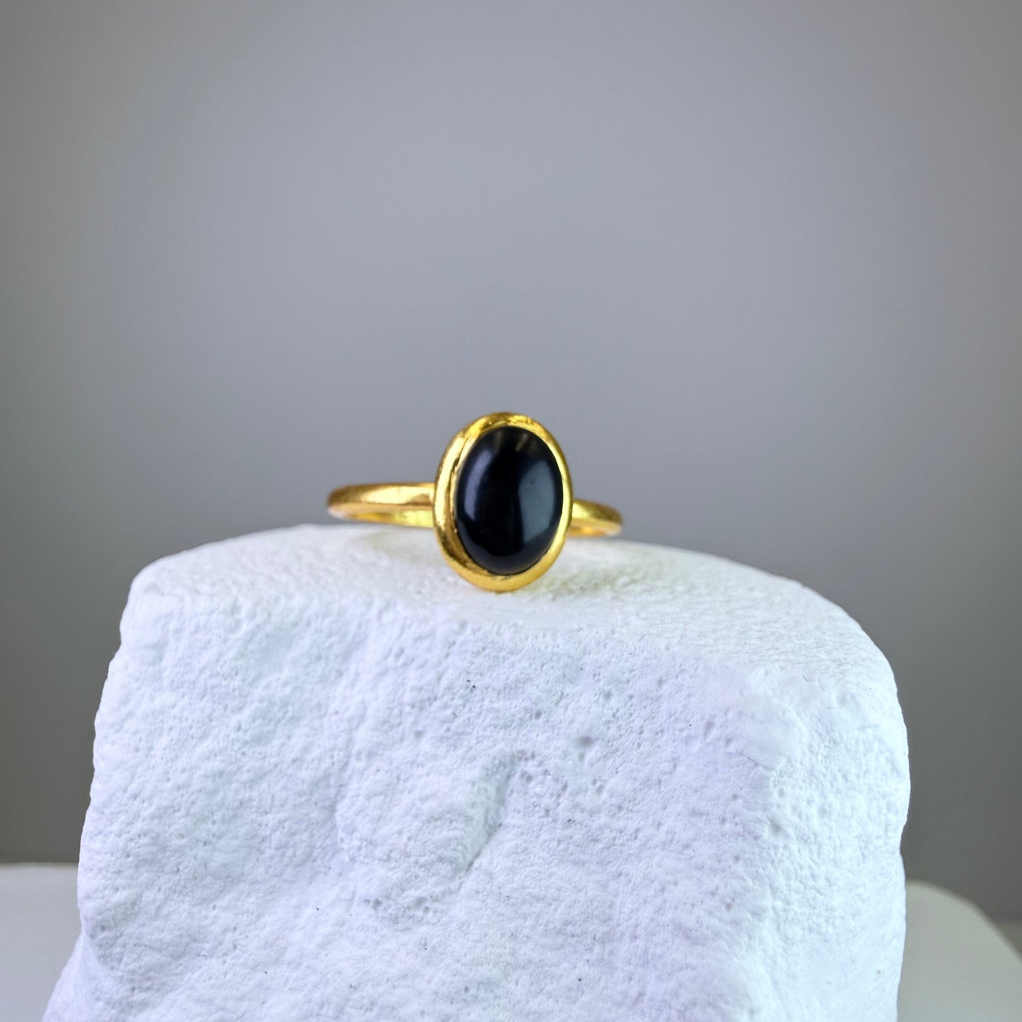 Black Tourmaline Ring