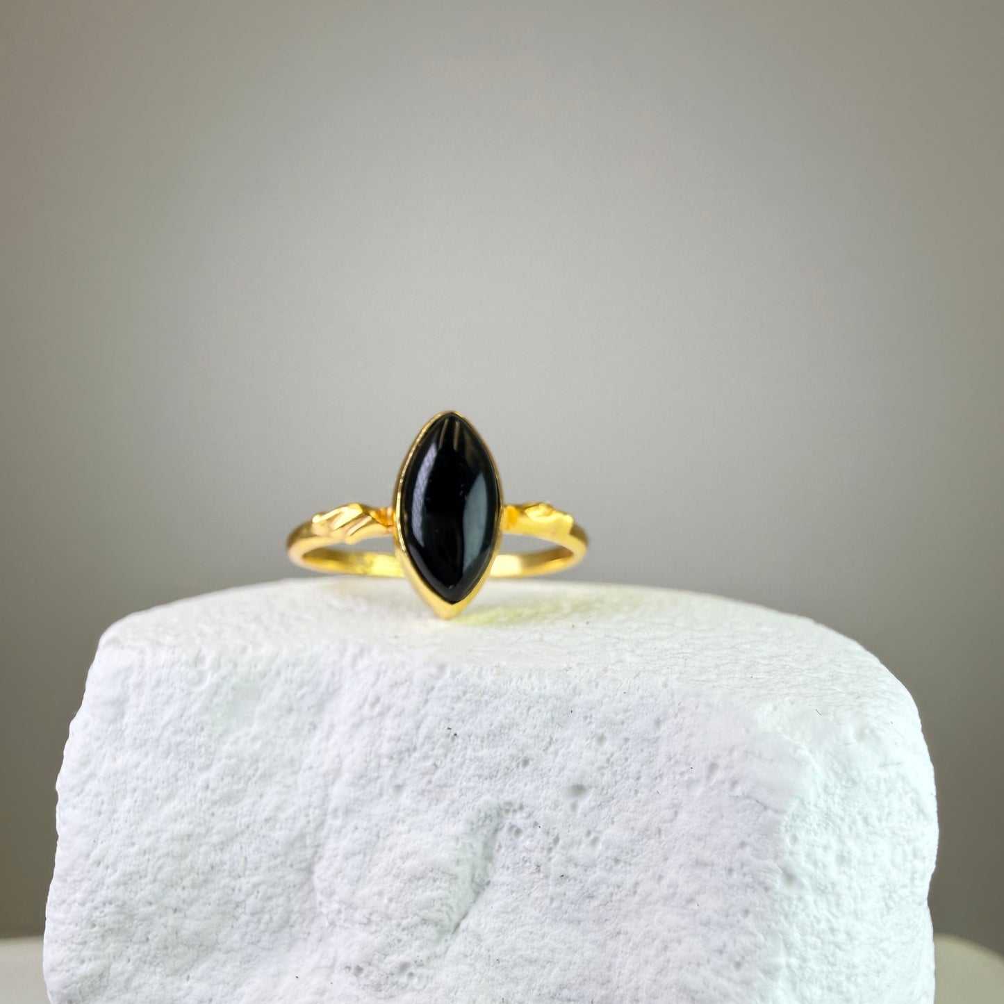 Black Tourmaline Ring