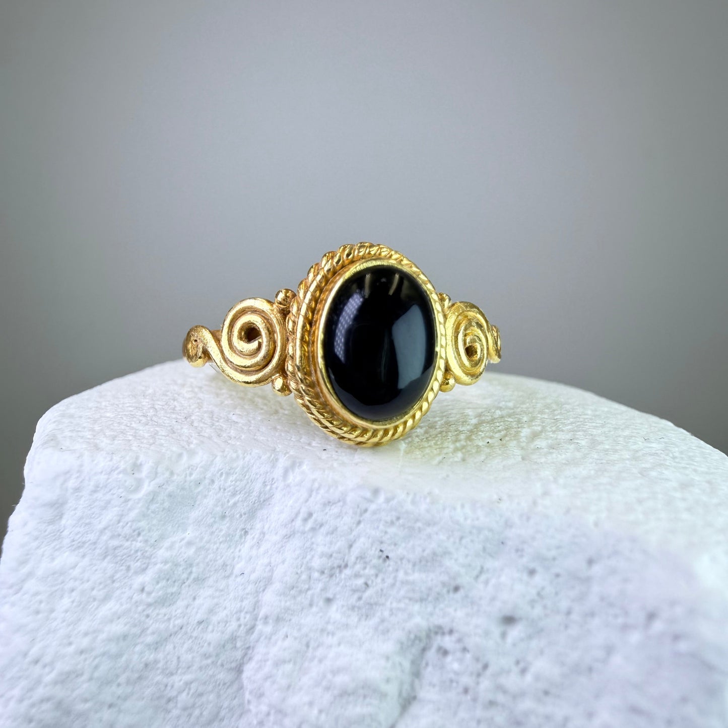 Black Tourmaline Ring