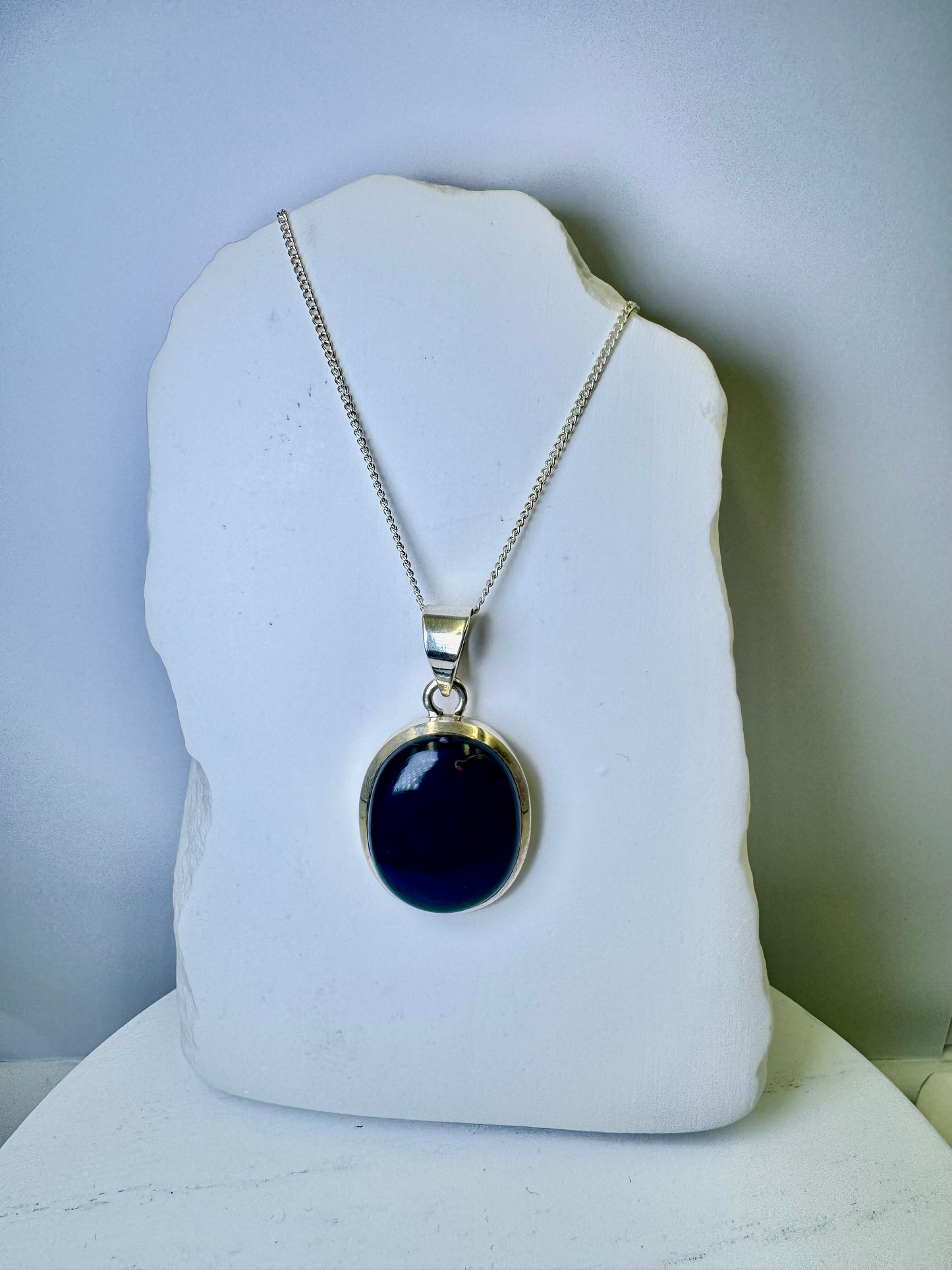 Black Tourmaline Pendant Necklace
