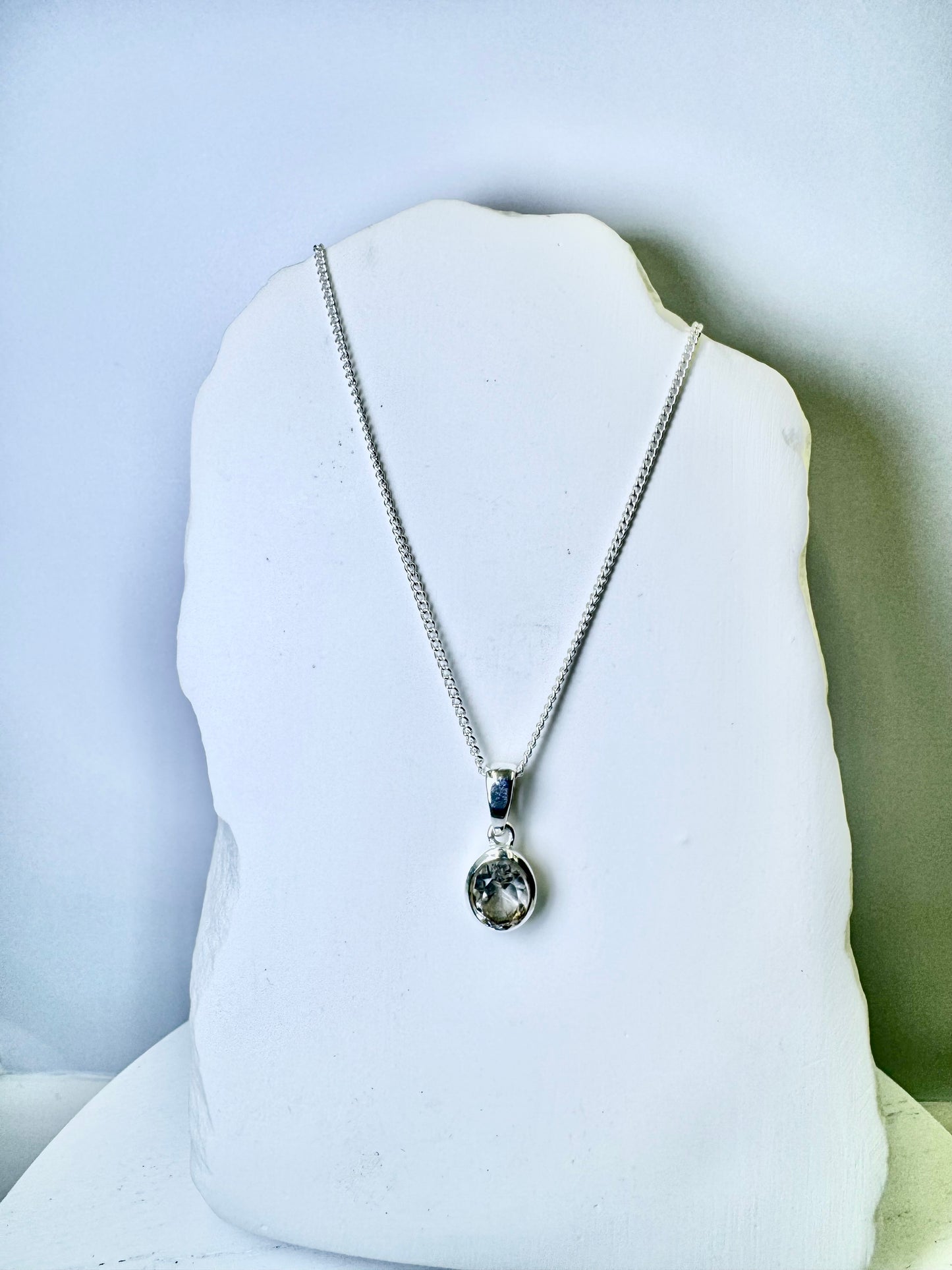 Clear Quartz Pendant Necklace