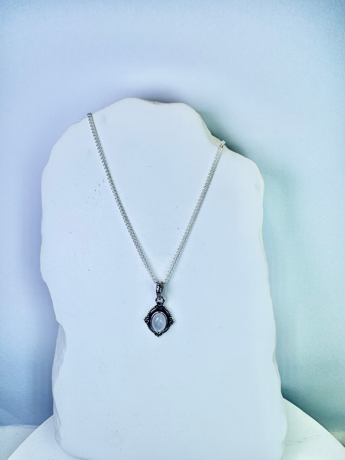 Moonstone Pendant Necklace