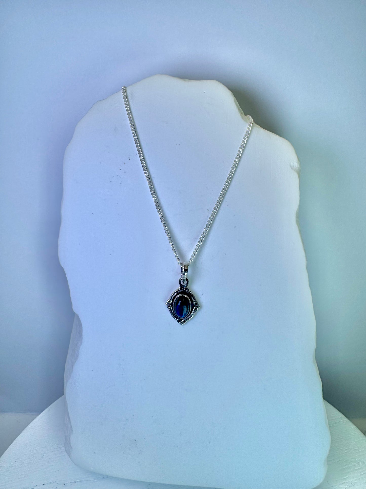 Black Tourmaline Pendant Necklace