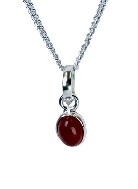 Carnelian Pendant Necklace