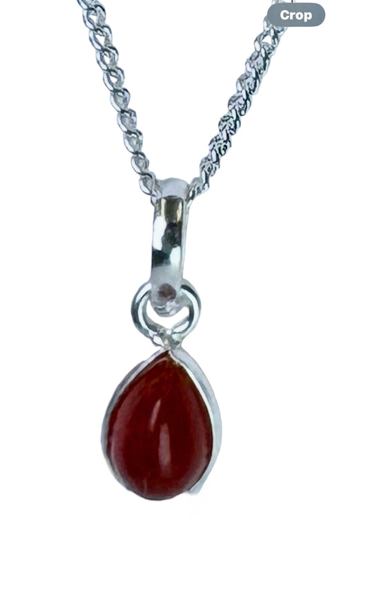 Carnelian Pendant Necklace