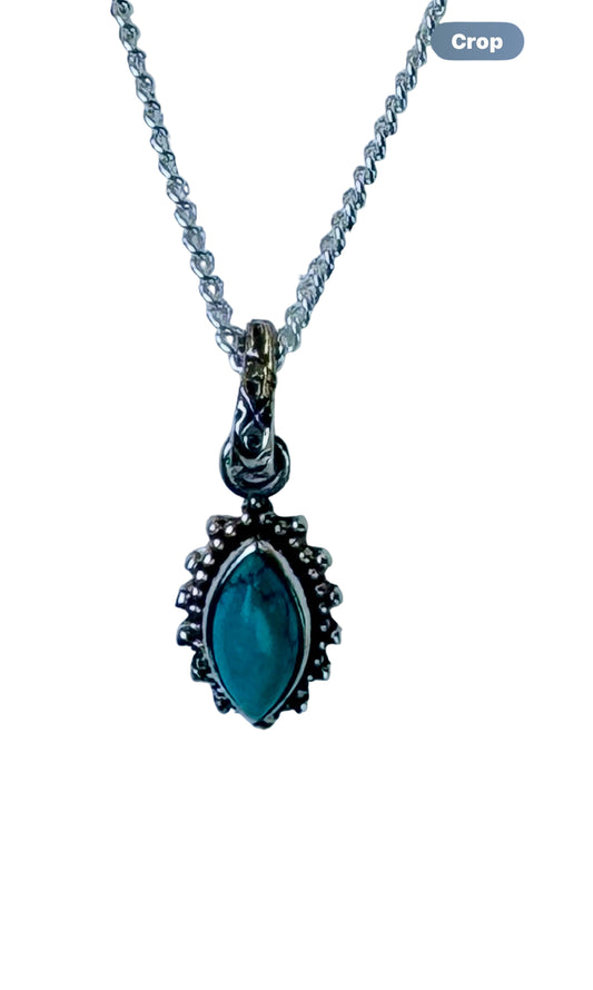 Turquoise Pendant Necklace