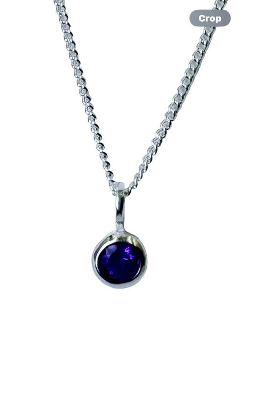Amethyst Pendant Necklace