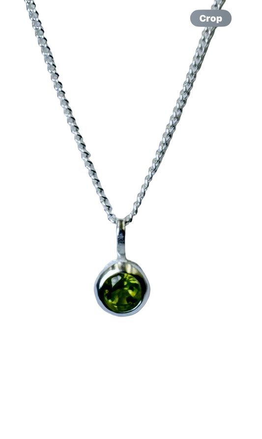 Peridot Pendant Necklace