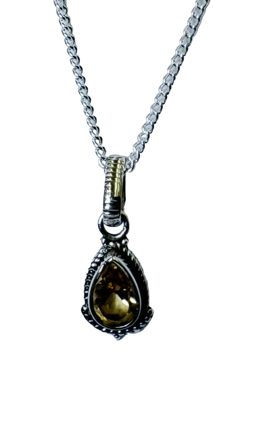 Citrine Pendant Necklace