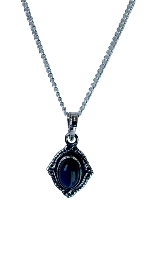 Black Tourmaline Pendant Necklace