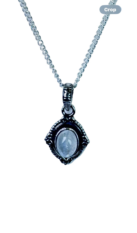Moonstone Pendant Necklace