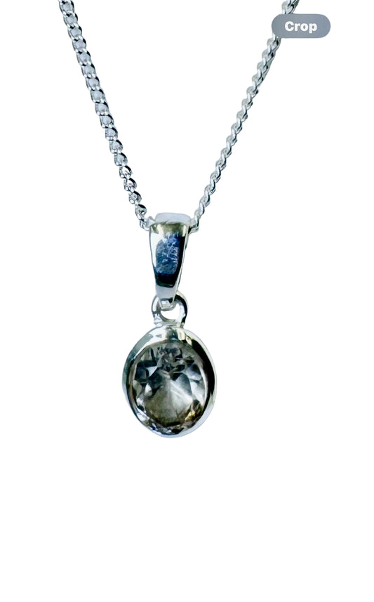 Clear Quartz Pendant Necklace