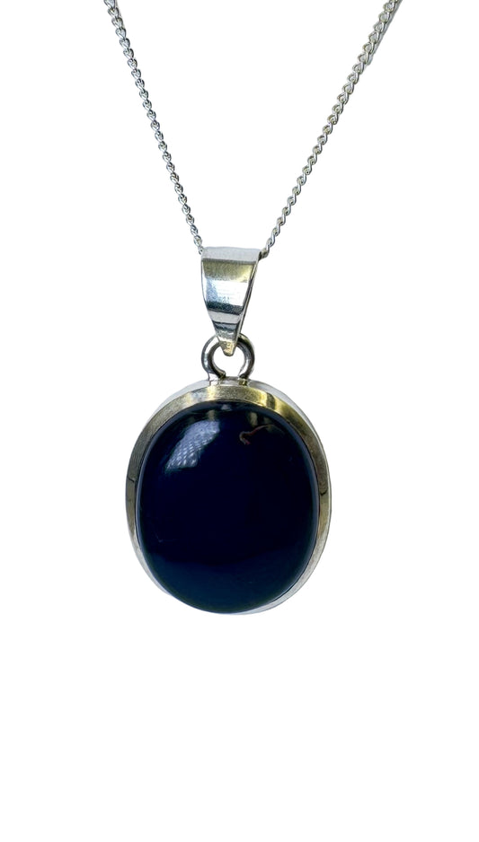 Black Tourmaline Pendant Necklace