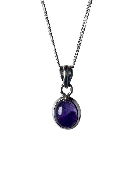 Amethyst Pendant Necklace