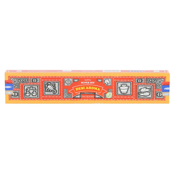 Set of 12 Satya Superhit Desi Aroma Incense 15g