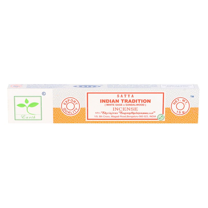 Box of 6 packs of Earth Satya Indian Tradition Incense
