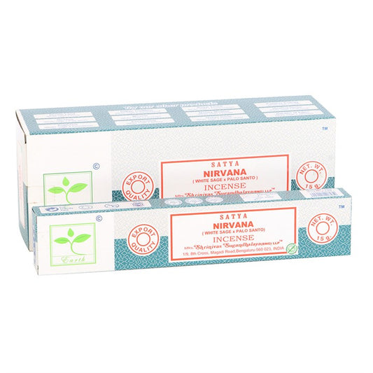 Box of 6 packs of Earth Satya Nirvana Incense