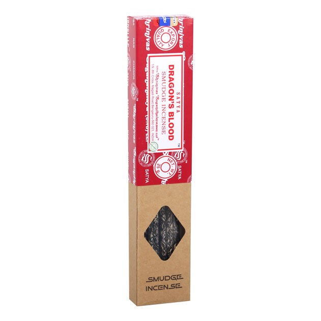 Satya Dragon's Blood Smudge Incense (12 packs of 25g)