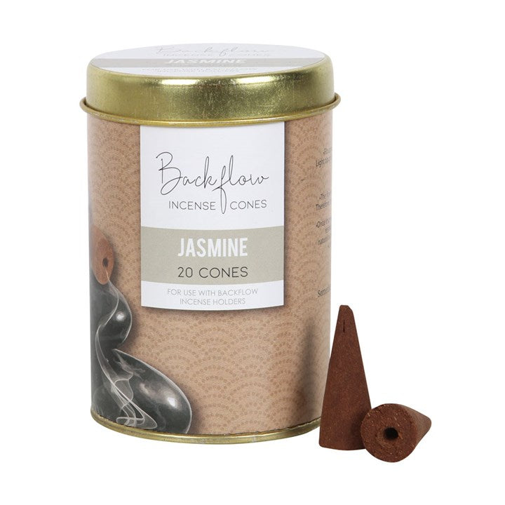 Elements Jasmine Jumbo Backflow Cones (Box of 6 individual tins)