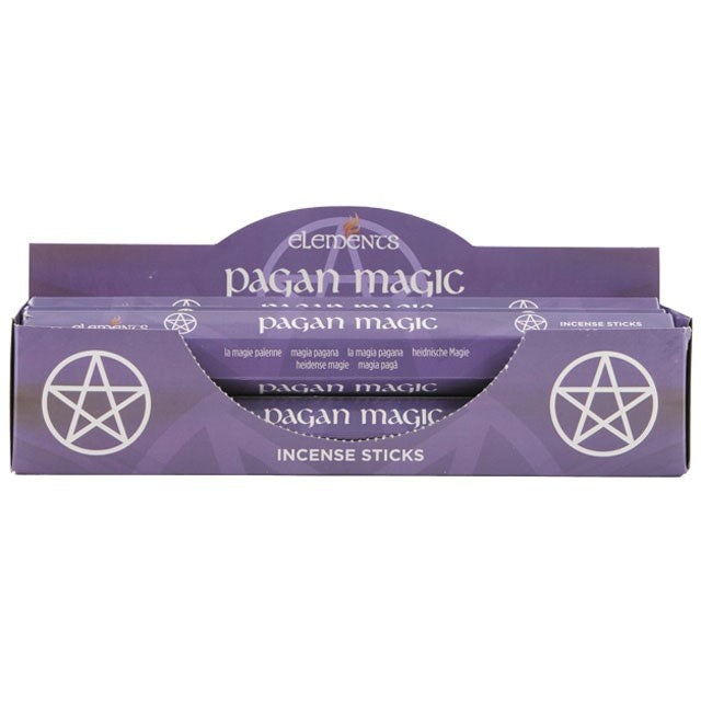 Elements Pagan Magic Incense Sticks (Box of 6 individual packs)