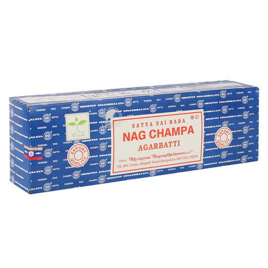 Extra large Sai Baba Nag Champa Incense Sticks (Box of 6 individual packs)