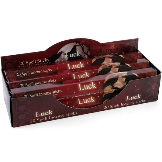 Luck Spell Incense Sticks by Lisa Parker (Box of 6 individual packs)