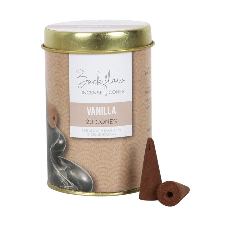 Elements Vanilla Jumbo Backflow Cones (Box of 6 individual tins)