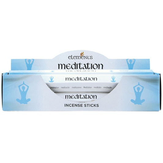 Elements Meditation Incense Sticks (Box of 6 individual packs)