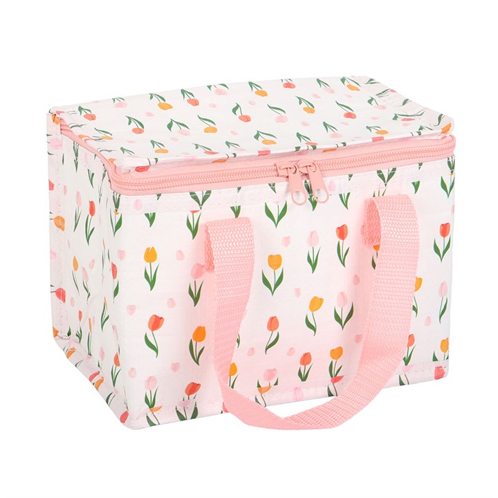 Tulip Print Recycled Plastic Lunch Bag