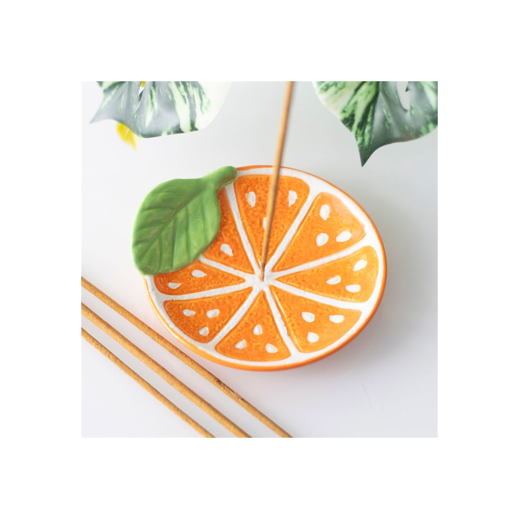 Orange Slice Incense Stick Holder