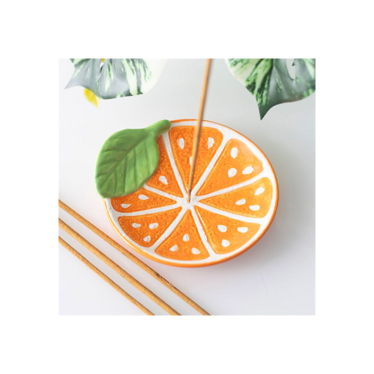 Orange Slice Incense Stick Holder