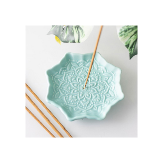 Blue Mandala Incense Stick Holder