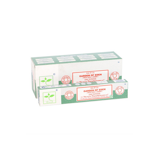 Box of 6 packs of Earth Satya Garden of Eden Incense