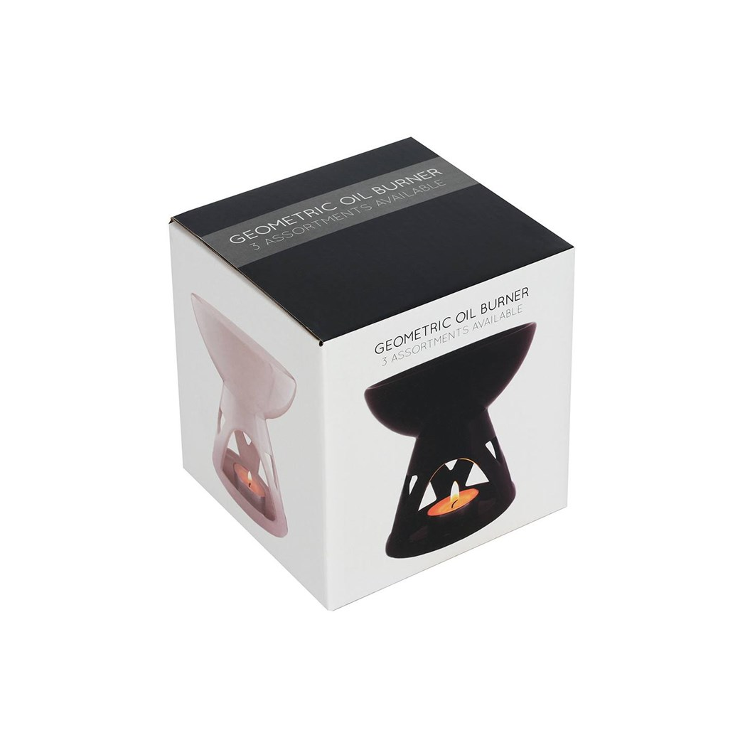 Black Deep Bowl Oil Burner and Wax Warmer