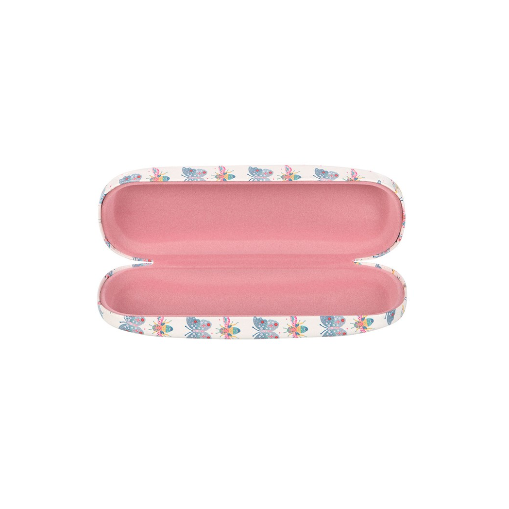 Floral Bug Print Glasses Case
