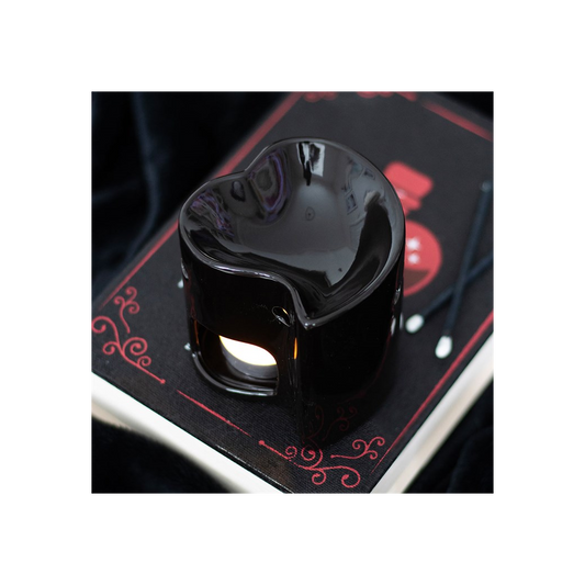 Black Heart Oil Burner and Wax Warmer