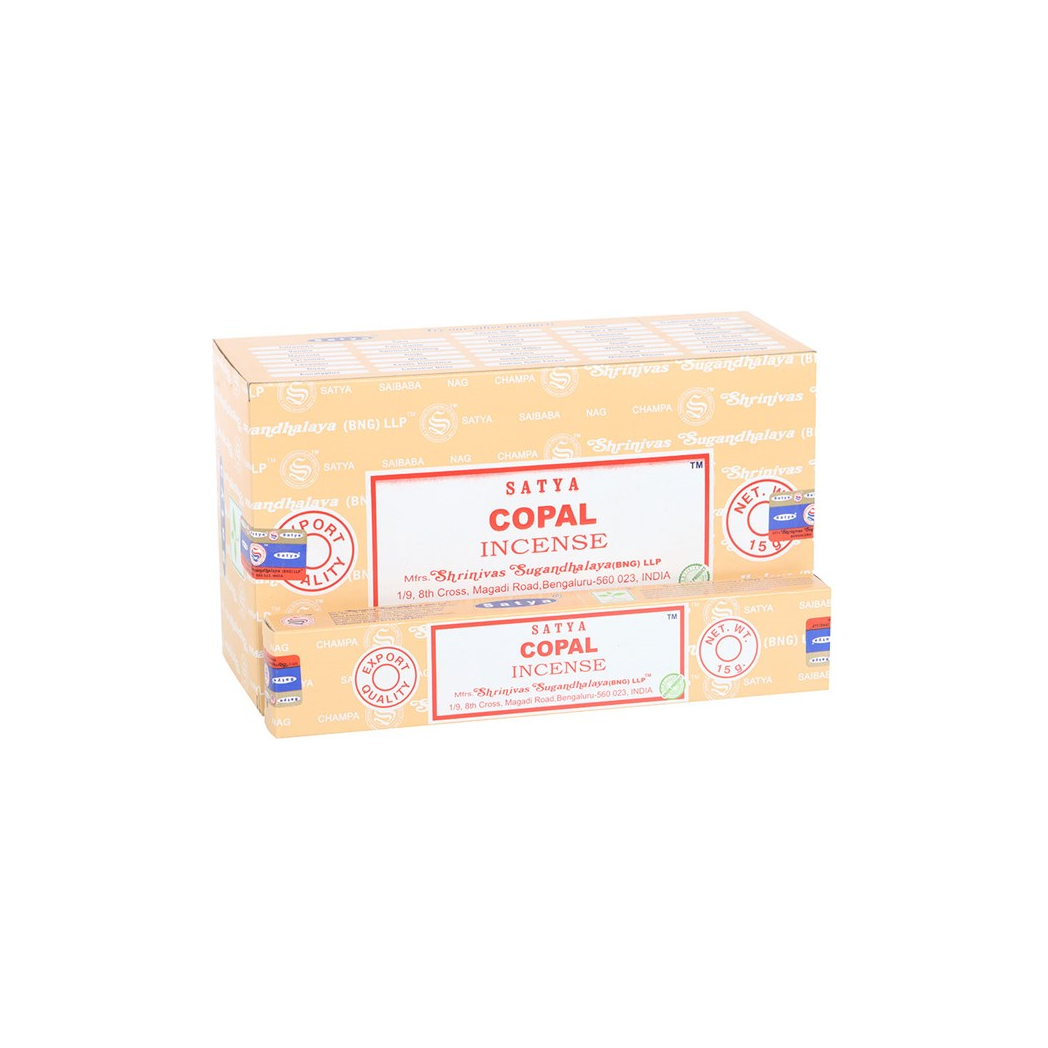 Set of 12 Copal Incense Sticks by Satya